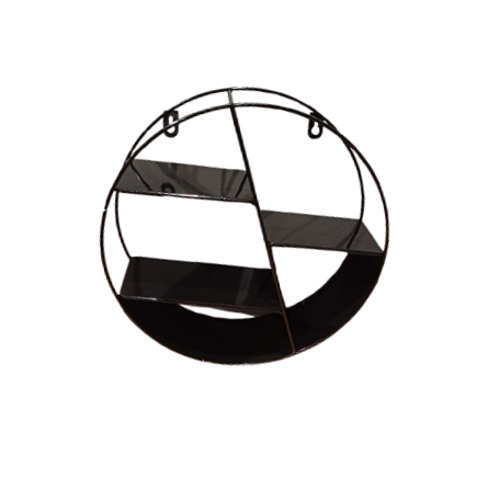 Wandrek Lagrave – metaal – zwart