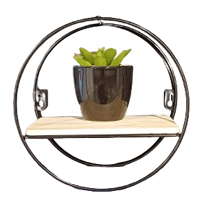 Wall shelf – black – 20Ø